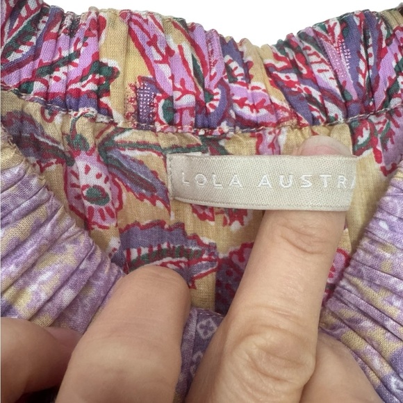 Lola Australia Pacific Boho Belted Midi Dress Size L - Picture 13 of 15